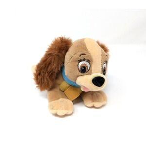 Walt Disney Lady Plush Cocker Spaniel Puppy Dog 7"  Lady & the Tramp